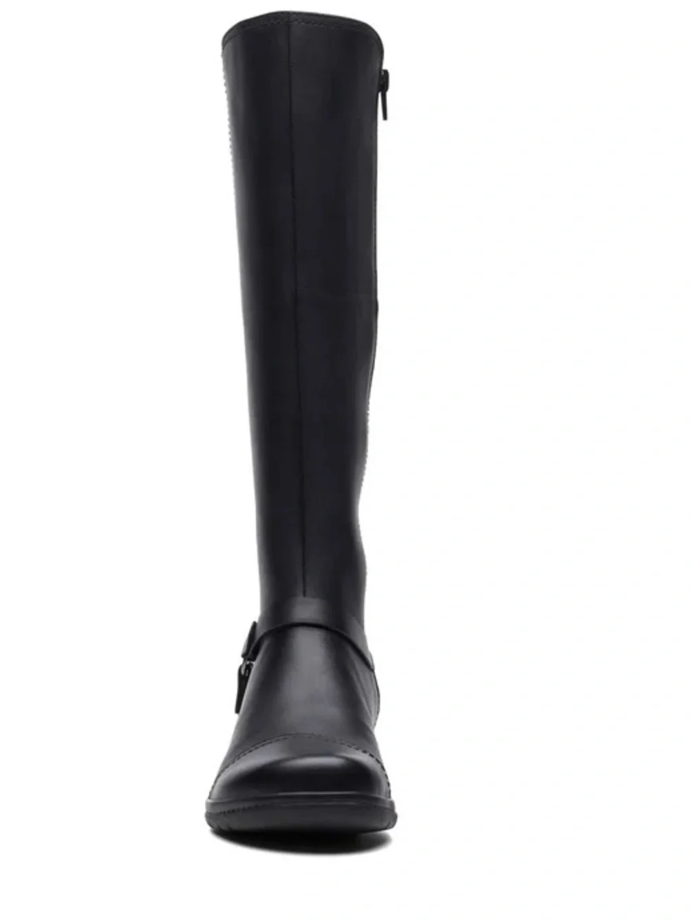 Clarks Cheyn Whisk Knee-High Leather Riding Boot 8.5 wide calf